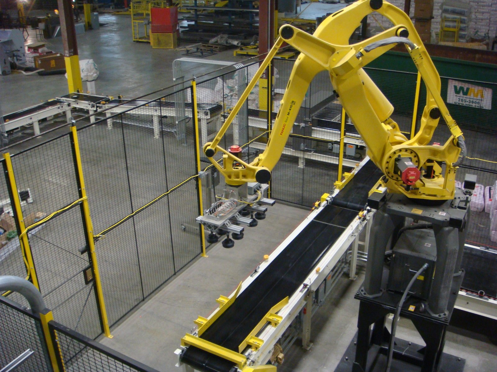 Robotics, palletizing, sorting line